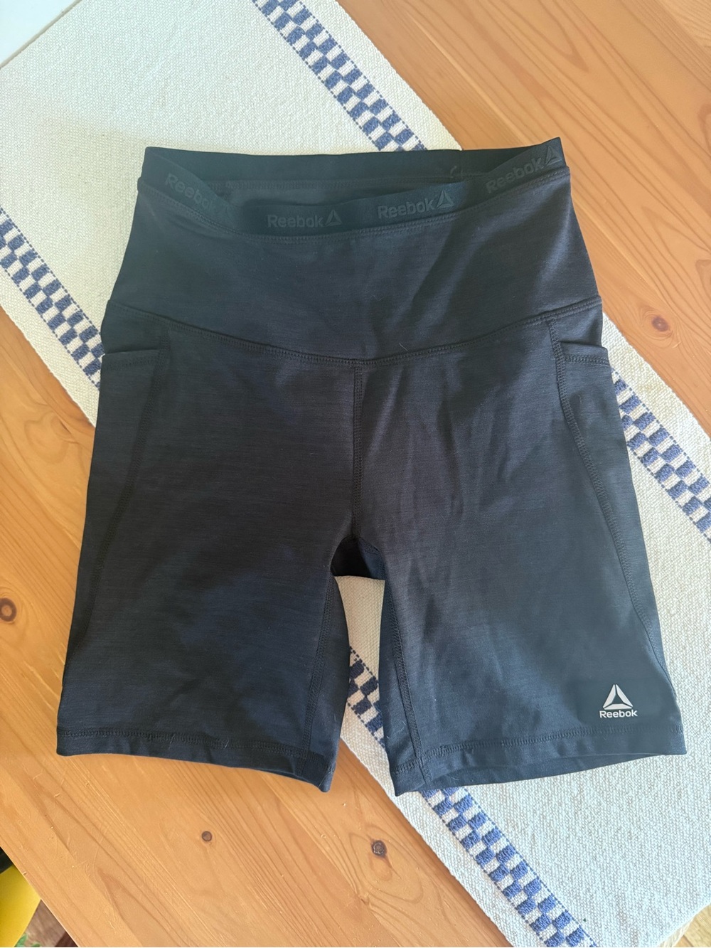 Reebok Black High-Waist Performance Bike Shorts